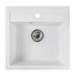 Мойка кухонная Reflexion Zia 51-WH RX1251WH белый